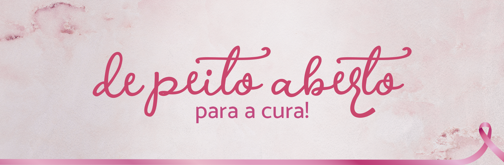 De peito aberto para a cura.